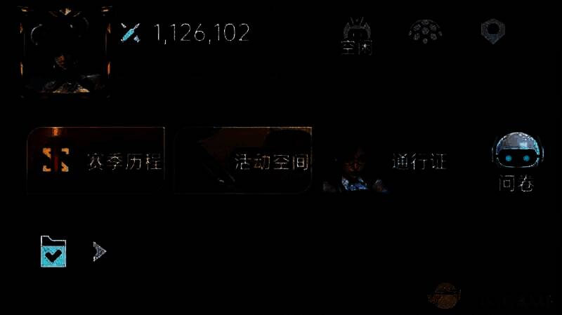 游戏界面左上角显示战力的截图