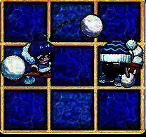 思诺抛射雪球攻击敌方画面