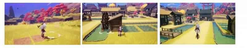 游戏中村庄开拓画面