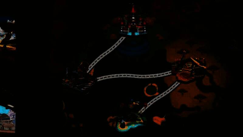 《马里奥赛车：世界》锦标赛模式赛道连通场景