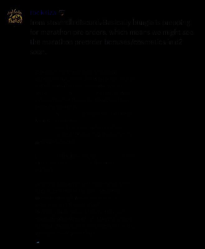 《命运2》中《马拉松》主题皮肤画面