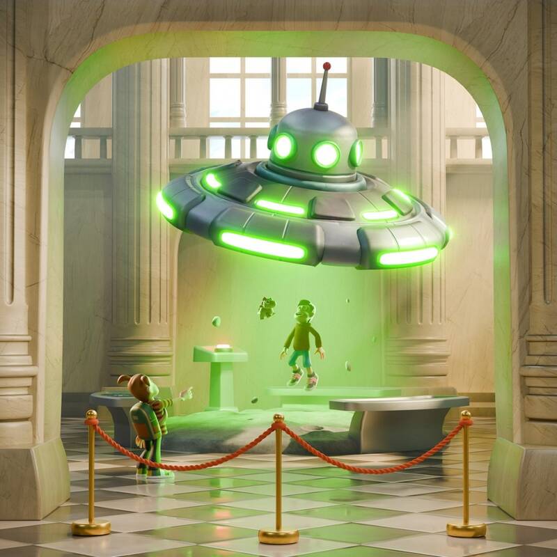 《双点博物馆》太空主题展品