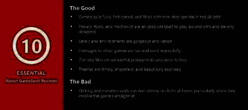 Gamespot对《双影奇境》的评价页面