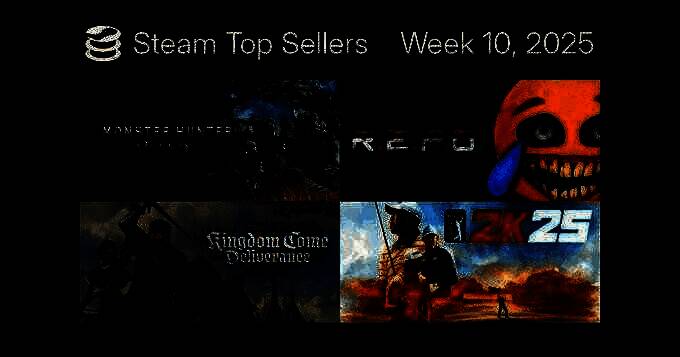 Steam 2025 年最新一周游戏销量榜相关图片 1