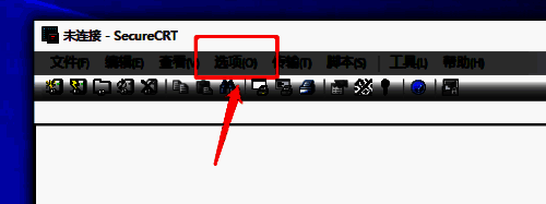 点击选项按钮界面图