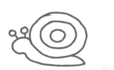 Sketchbook绘制蜗牛轮廓画面