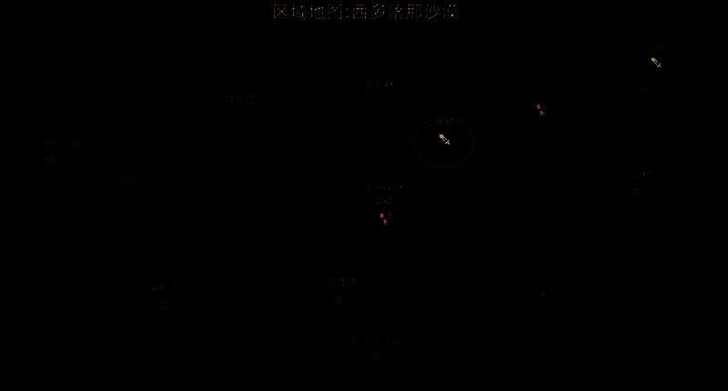 《部落与弯刀》沙漠地图全貌图