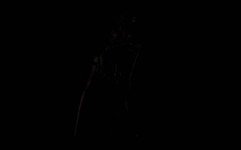 《尼尔：伪装者》凯妮手办灰模侧面图