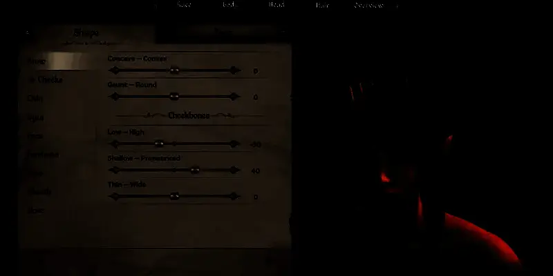 木精灵脸颊捏脸参考图