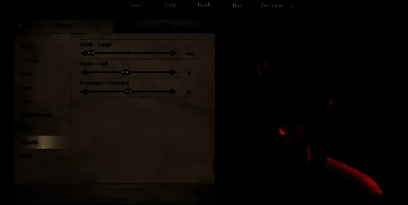 木精灵前额捏脸参考图