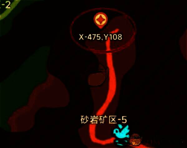 砂岩矿区 - 5矿洞位置图片