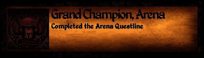 《上古卷轴4：重制版》至强冠军竞技场成就相关图片