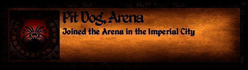 《上古卷轴4:重制版》斗犬竞技场相关画面