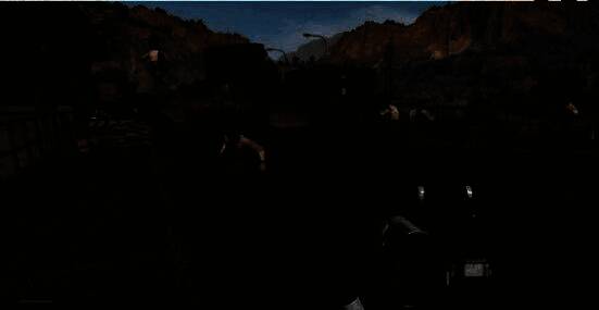 桥上禁止携带武器示意