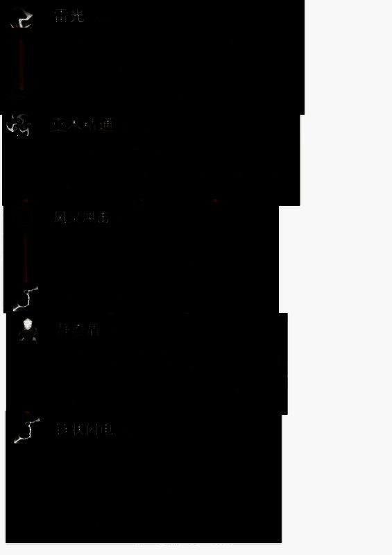 雷之巫术技能展示图片