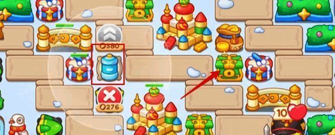 击败绿色宝箱画面