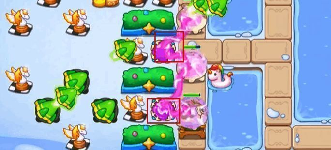 保卫萝卜4花池摆放魔法球图