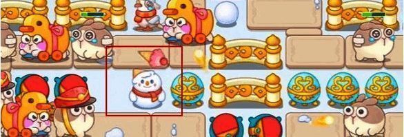 保卫萝卜4胡桃夹子第36关往中下方摆放乒乓球炮塔图