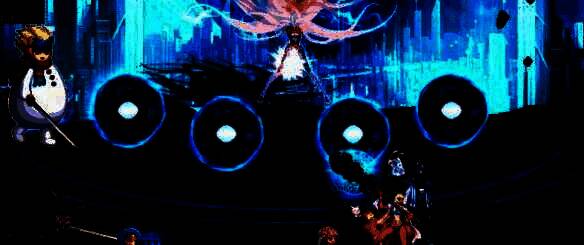 冰场地大机制2蓝色球推到冰刺处场景