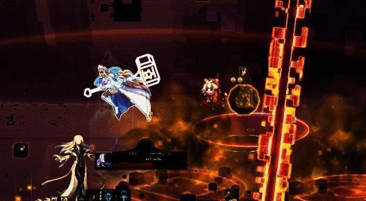 引导扇形攻击小球画面