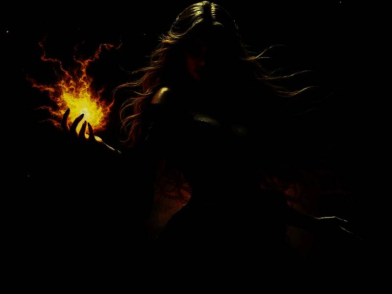 网友使用 Grok 生成的女巫图片4