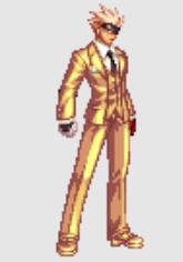 《地下城与勇士：起源》鬼剑士(男)/黑暗武士西装节特别金色装扮图