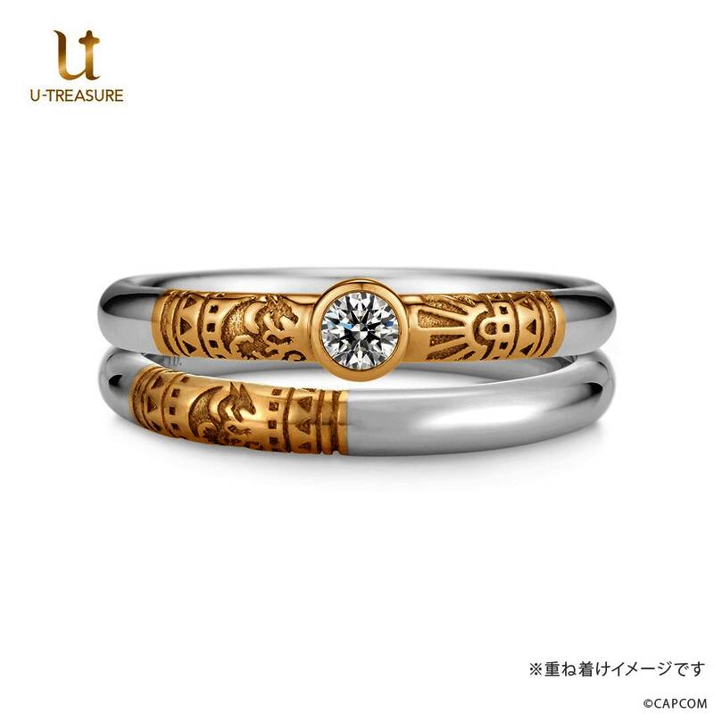 《怪物猎人》联动U - Treasure主题订婚戒指展示图2