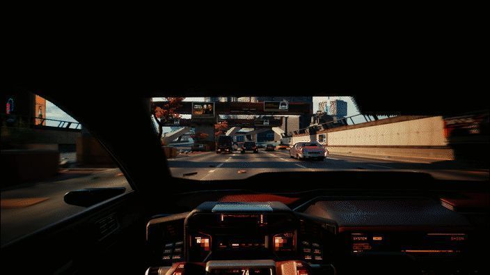 赛博朋克2077载具调色动画