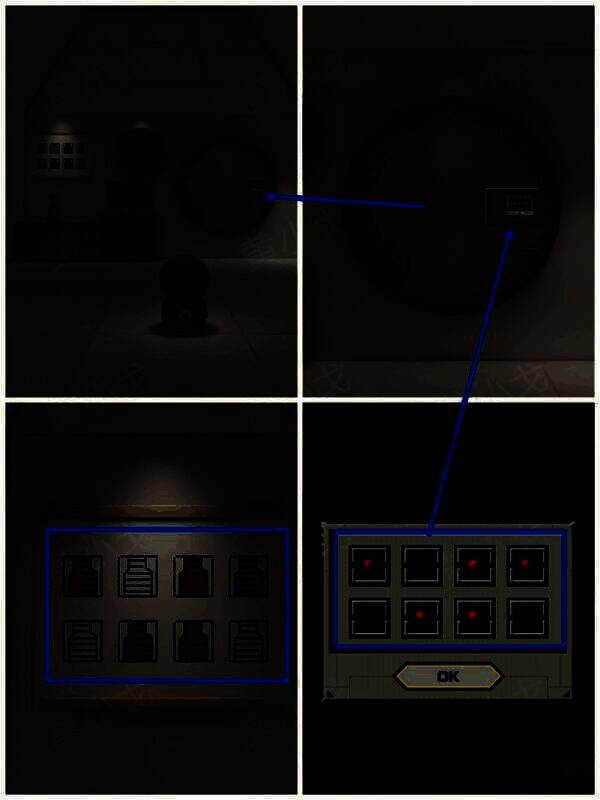 调整舱门密码锁打开舱门图片