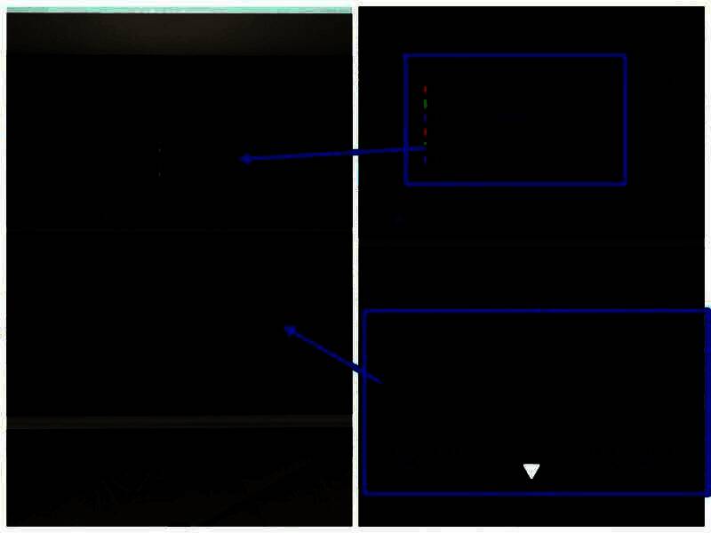 小屏幕上的色块表和时间