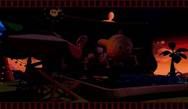 水上露天影院宣传图