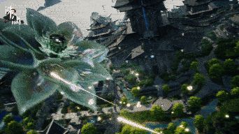 《诛仙2》场景光追动图1