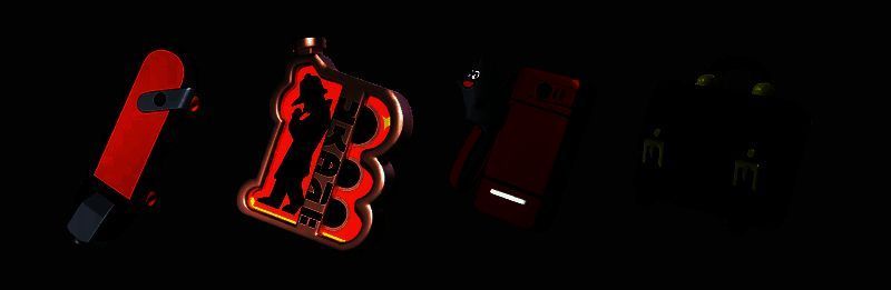 柯南和小兰的联动配饰