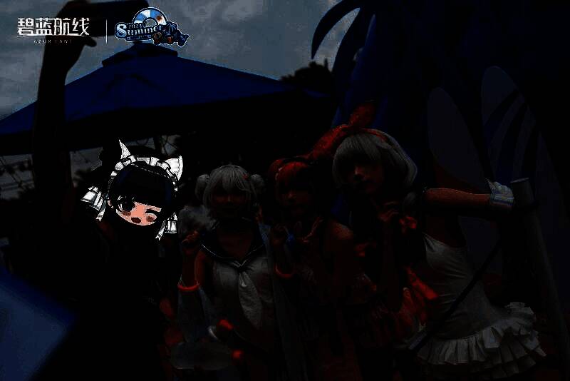 营地欢乐氛围场景