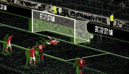 落叶球射门相关动态图