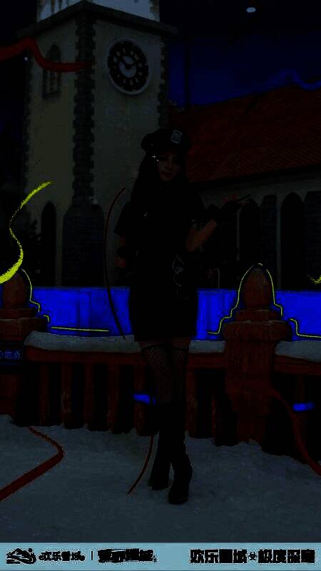 《荒野迷城》与欢乐雪域跨界联动活动现场