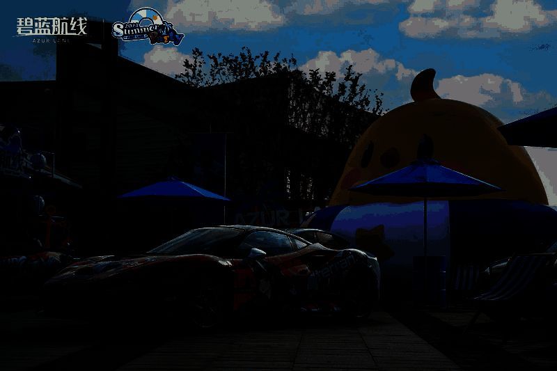 《碧蓝航线》主题痛车展区