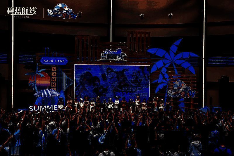 誓约舞台上的DJ串烧场景