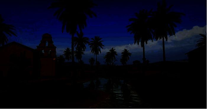 《和平精英》海岛地图枫叶林场景