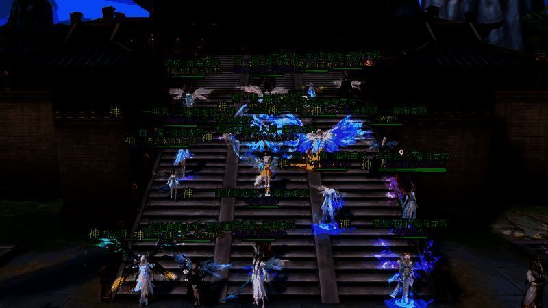 势力部分成员合影