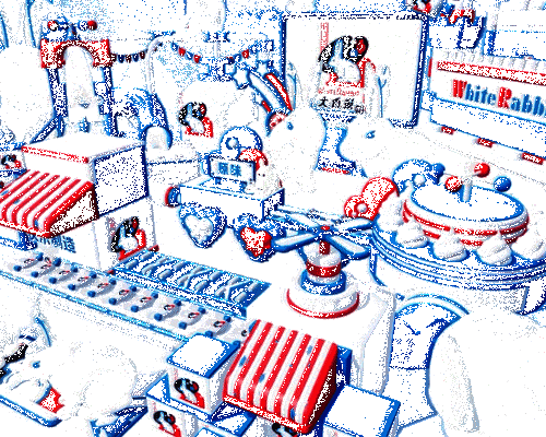 大白兔奶糖生产流水线动态图