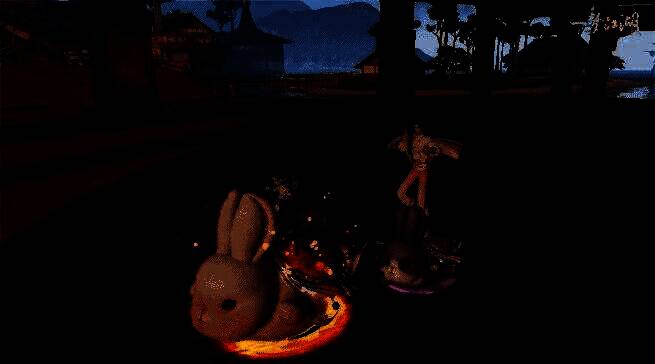 《一梦江湖》坐骑·兔飞猛进双人骑乘展示