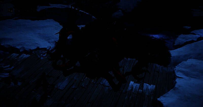 玩家与拉塔击败海兽画面