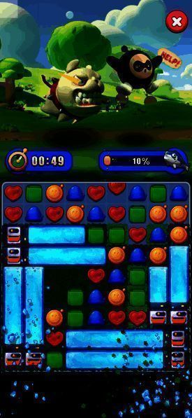 小黑惹怒恶犬画面