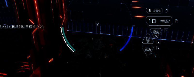 鸣神机甲在高台狙击敌兵,背景为战场环境,远处有敌方单位被击中特效