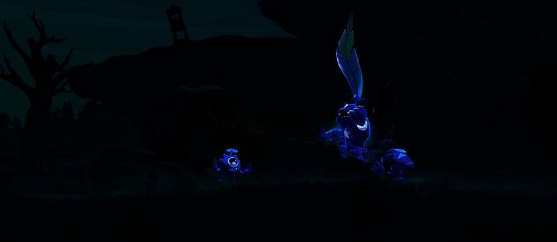 玩家身着华丽时装，在皮卡服装店前展示动作的场景