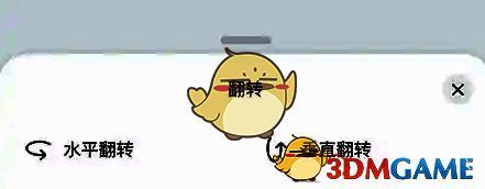 Canva可画翻转功能界面展示,清晰显示水平与垂直翻转选项