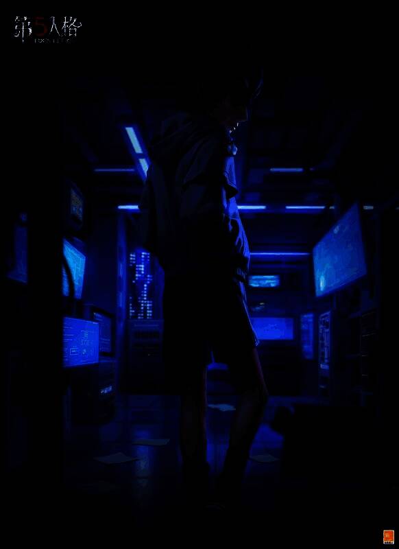 囚徒OPH.LUCA电竞造型，身穿银灰色帽衫搭配运动短裤，马尾飞扬，元气十足