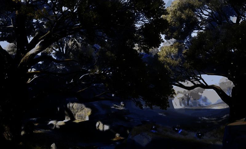 暴雨天气下,雪山大眼盔在雨中静静等待玩家发现