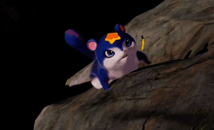 星乐蒂在副本中飞行躲避敌人，角色在空中灵活穿梭，敌人在地面攻击未果